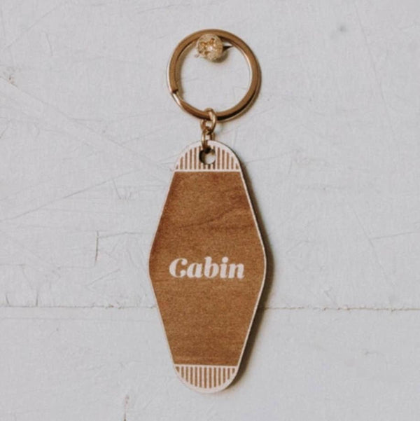 Cabin Retro Keychain