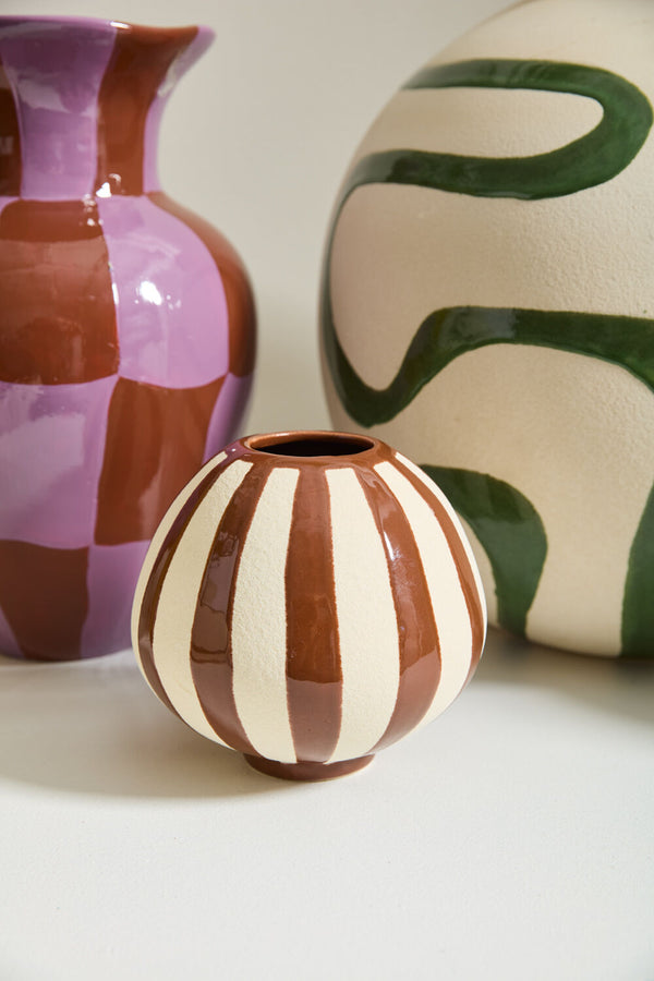 Striped Bud Vase