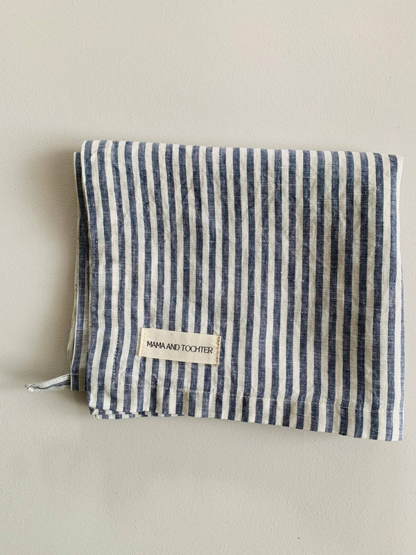 French Linen Pinstripe Tea Towel