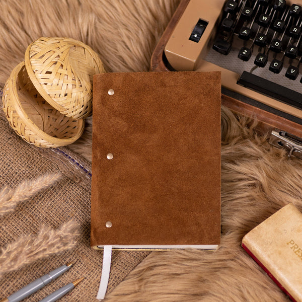 Suede Leather Journal