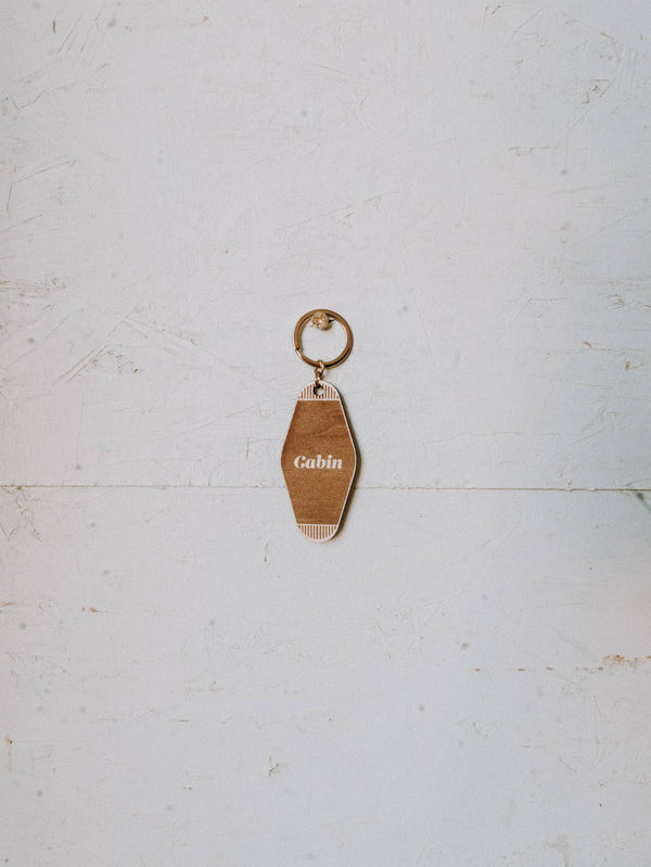 Cabin Retro Keychain